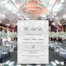 Casamento de renovação elegante da promessa de pra