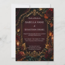 Casamento de Romance Sombrio Gótico