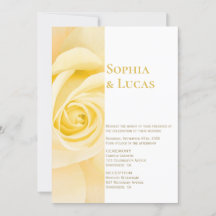 Casamento de Rosa Amarelo Moderno