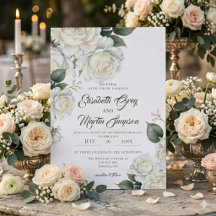 Casamento de Rosa Branca Aquarela