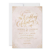 Casamento de rosa de caligrafia com brilho