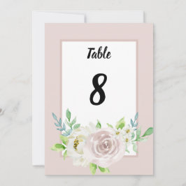 Convite Casamento de Rosa Floral em Aquarela Rosa Macio Ro