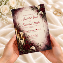 Casamento de Rosa Lírio Calla Mal-humorada