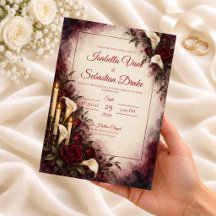 Casamento de Rosa Lírio de Calla Mal-humorada