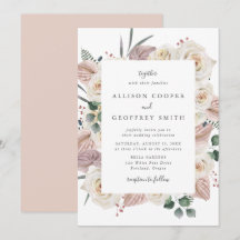 Casamento de Rosas e Orquídeas em Aquarela