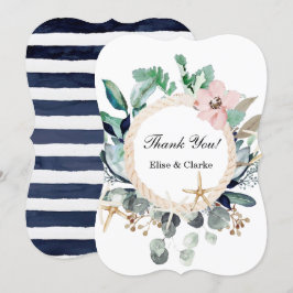 Convite Casamento de Sangue Náutico Marina Obrigado Cartõe