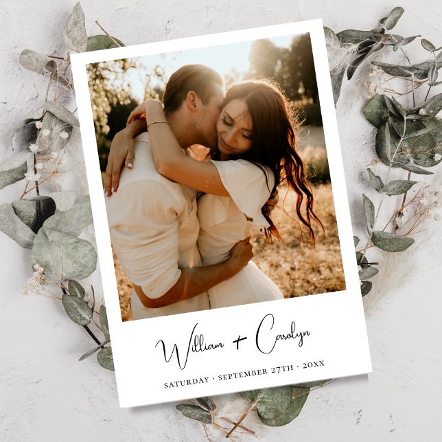 Convite Casamento de Script Clássico de Caligrafia (Criador carregado)