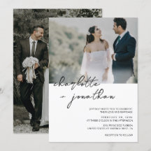 Casamento de Script Clássico de Caligrafia