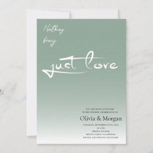 Convite Casamento de Script de Caligrafia Minimalista Terr