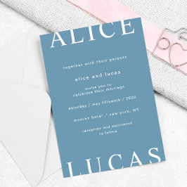 Convite Casamento de Script Elegante de Layout Ultra Moder