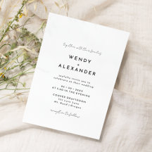 Casamento de Script Moderno Branco