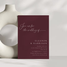 Casamento de Script Moderno Minimalista Elegante