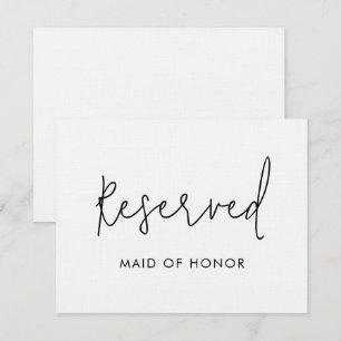 Convite Casamento de Sinal de Reserva Mínima de Script Mod
