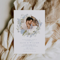 Casamento De Solo Floral Suave E Azul