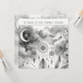 Convite Casamento de Sonho de Lua Branca Negra