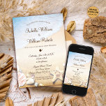 Convite Casamento de Starfish de Praia Tropical Moderna<br><div class="desc">Crie o começo perfeito para sua celebração de casamento na praia dos sonhos com nosso convite de casamento moderno e único! Nosso convite personalizado é a maneira perfeita de deixar seus convidados saberem sobre seu dia especial e deixá-los experimentar a beleza da praia desde o início. O convite para a...</div>