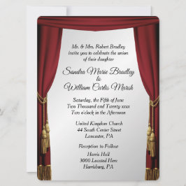 Convite Casamento de Tema de Tela Silver