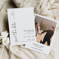Casamento De Texto De Coração Minimalista Salve O