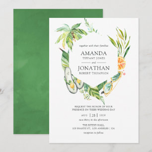 Convite Casamento de Verão