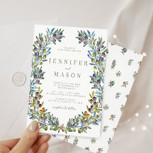 Casamento de verão boêmico com o tema Olive Tuscan