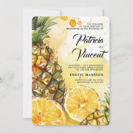 Convite Casamento de Verão de Melancia