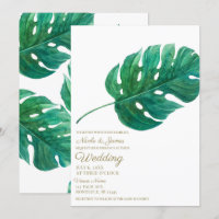 Casamento de Verão Havaiano com Folha de Palmeira 
