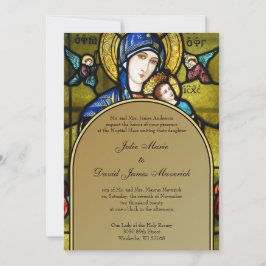 Convite Casamento de Vidro Católico