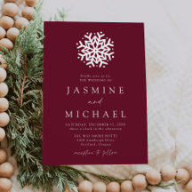 Casamento de Vinho com Floco de Neve Simples