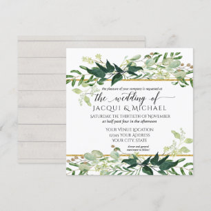 Convite Casamento De Vinhos Russos Eucalyptus Grove