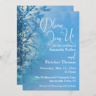 Convite Casamento de Willow Eethal Dreamy Sky 2