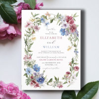 Casamento de Wreath de Berdflower Wildflower