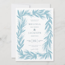 Casamento de Wreath Moderno de inverno