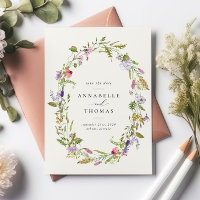 Casamento de Wreath no Jardim de Flores Selvagem S