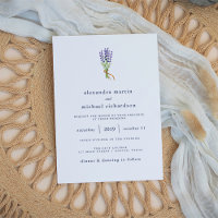 Casamento Delicado de Lavanda Francesa