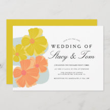 Casamento Desenho De Mão De primavera Bloom Cosmos