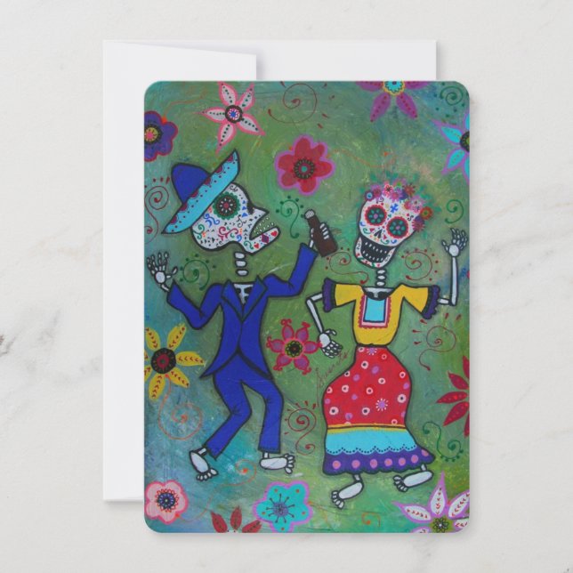 CONVITE CASAMENTO DIA DE LOS MUERTOS (Frente)