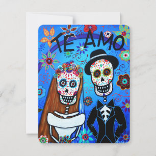 CONVITE CASAMENTO DIA DE LOS MUERTOS