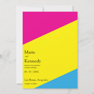 Convite Casamento Digital Fab Bright Summer Colors