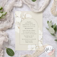 Casamento Digital Floral Orquídea Botânica