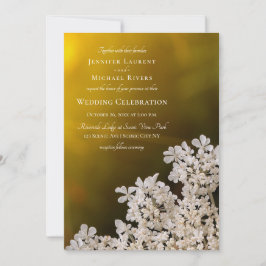 Convite Casamento distante à luz do sol da Rainha Anne