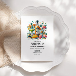Convite Casamento Divertido com Tacos e Tequila com Garraf