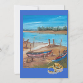 Convite casamento do barco