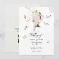 Casamento do Código QR de Destino do Rio de Janeir