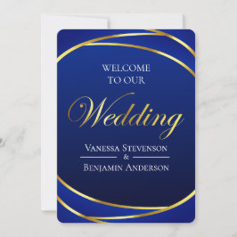 Convite Casamento do Código QR do Lace Dourado Real Elegan