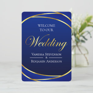 Convite Casamento do Código QR do Lace Dourado Real Elegan