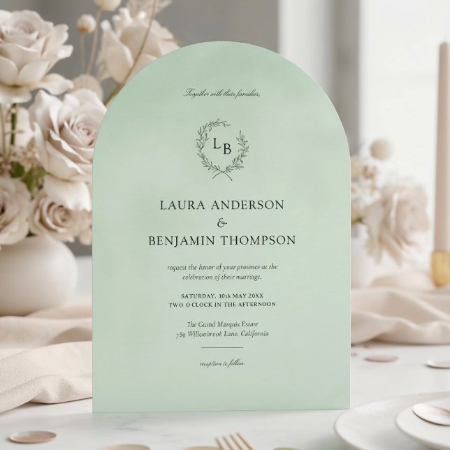 Convite Casamento do Estilo de Arca Elegante de Textura de (Criador carregado)