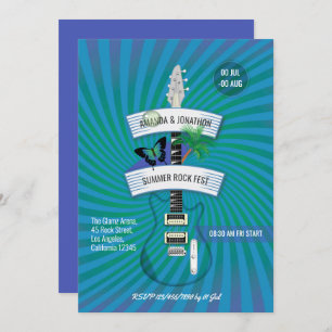 Convite Casamento do Festival Summer Rock