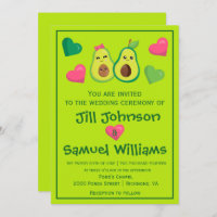 Casamento do hipster do abacate