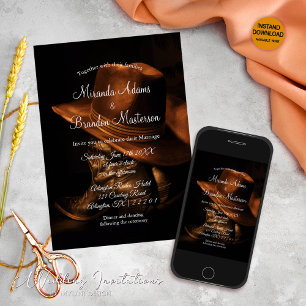 Convite Casamento do País do Vintage Boots