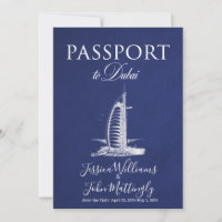 Casamento do Passaporte de Couro Dubai Salvar a Da